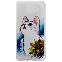 For Samsung Galaxy Case Pattern Case Back Cover Case Cat Soft TPU A5(2016) / A3(2016)