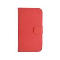 fonerange samsung galaxy s5 g900 leather wallet case red