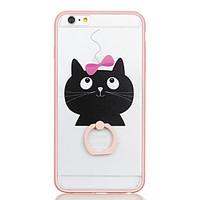 for ring holder transparent pattern case back cover case cat hard pc f ...