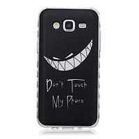 For Samsung Galaxy Case Pattern Case Back Cover Case Word / Phrase TPU SamsungJ7 / J5 / J3 / J2 / J1 Ace / J1 / Grand Prime / Core Prime