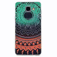 For Samsung Galaxy A3(2017) A5(2017) Color lace Flower Pattern Soft TPU Material Phone Case A7(2017) A510 A310