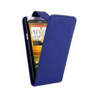 Fonerange HTC ONE X Flip Case Cover Blue with Screen Protector