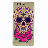 For Case Cover Transparent Pattern Back Cover Case Skull Soft TPU for HuaweiHuawei P10 Plus Huawei P10 Lite Huawei P10 Huawei P9 Huawei