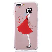 For Translucent Case Back Cover Case Of a Girl Soft TPU Apple iPhone 7 Plus / iPhone 7 / iPhone 6s Plus/6 Plus / iPhone 6s/6 / iPhone SE/5s/5