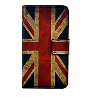 For Samsung Galaxy Case Wallet / Card Holder / with Stand / Flip Case Full Body Case Flag PU Leather Samsung S7