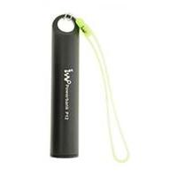 fonerange p12 powerbank 2400 mah in black with flashlight