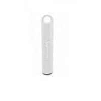 fonerange p12 powerbank 2400 mah in white with flashlight