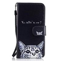 For Samsung Galaxy A3(2017) A5(2017) Card Holder Wallet with Stand Flip Pattern Case Full Body Case Cat Hard PU Leather A5(2016)