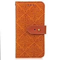 For Huawei P10 P9 Card Holder Wallet with Stand Magnetic Embossed Case Solid Color Hard PU Leather for Huawei P9 Lite P8 Lite Honor 5C 5A 5X 4A