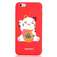 For Pattern Case Back Cover Case Cat Soft Silicone for Apple iPhone 7 Plus iPhone 7 iPhone 6s Plus iPhone 6 Plus iPhone 6s iPhone 6