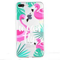 For Transparent Pattern Case Back Cover Case Flamingo Soft TPU for Apple iPhone 7 Plus 7 6s Plus 6 Plus 6s 6
