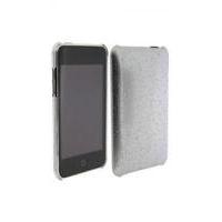 Fonerange Silver Wet Look Shell Case for iPod Touch