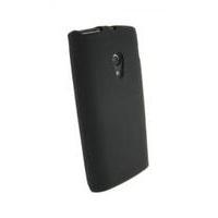 fonerange sony ericsson xperia x10 black silicone case cover