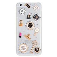 For Rhinestone Transparent Case Back Cover Case Sexy Lady Hard PC for Apple iPhone 7 Plus 7 6s Plus 6 Plus 6s 6