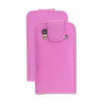 Fonerange Slim Executive Leather Flip Case Cover for Samsung Galaxy Ace S5830 - Pink