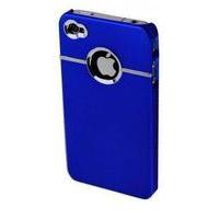 Fonerange Chrome Shell Case For Apple iPhone 4 (Back) - Blue