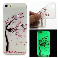for iphone 5 case glow in the dark translucent pattern case back cover ...