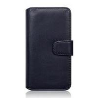 fonerange motorola moto g3 real leather wallet case black