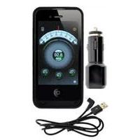 Fonerange built-in FM Transmitter Bumper Case for iPhone 4/4s (incl. Dual Socket USB Car Charger + Mini-to-USB cable)