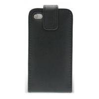 fonerange pu leather flip case for iphone 4 black