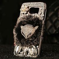 for samsung galaxy case rhinestone transparent case back cover case 3d ...