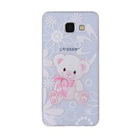 For Samsung Galaxy A8(2016) A8 A7 A5 A3 A510 A310 Case Cover Bear Painted Pattern TPU Material Phone Case