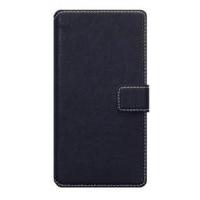 fonerange sony xperia m5 low profile pu leather wallet case black
