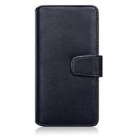 fonerange sony xperia m5 real leather wallet case black