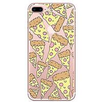 For Apple iPhone 7 7 Plus 6S 6 Plus Case Cover Pizza Pattern Painted High Penetration TPU Material Soft Case Phone Case