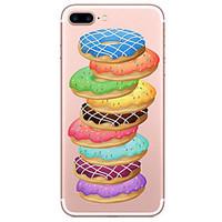 For Apple iPhone 7 7 Plus 6S 6 Plus Case Cover Biscuits Pattern Painted High Penetration TPU Material Soft Case Phone Case