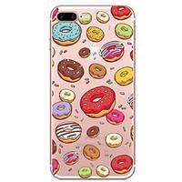 For Apple iPhone 7 7 Plus 6S 6 Plus Case Cover Donuts Pattern Painted High Penetration TPU Material Soft Case Phone Case