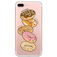 For Apple iPhone 7 7 Plus 6S 6 Plus Case Cover Donuts Pattern Painted High Penetration TPU Material Soft Case Phone Case