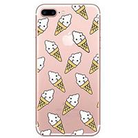 For Apple iPhone 7 7 Plus 6S 6 Plus Case Cover Ice cream Pattern Painted High Penetration TPU Material Soft Case Phone Case