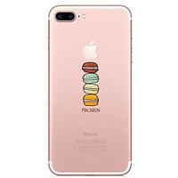 For Apple iPhone 7 7 Plus 6S 6 Plus Case Cover Hamburgers Pattern Painted High Penetration TPU Material Soft Case Phone Case