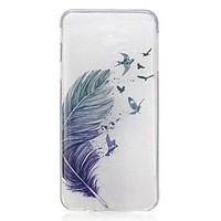 For Samsung Galaxy J5 Prime J7 Prime J3 Pro Case Cover Feathers Pattern High Permeability TPU Material IMD Craft Phone Case