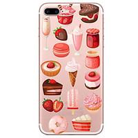 For Apple iPhone 7 7 Plus 6S 6 Plus Case Cover Cake Pattern Painted High Penetration TPU Material Soft Case Phone Case