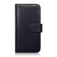fonerange apple iphone 66s real leather wallet case black