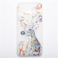 For Samsung S8 Plus S8 Glow in the Dark Frosted Pattern Case Back Cover Case Animal Soft TPU