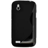 Fonerange S line Silicone Gel Mobile Phone Case Cover for HTC Desire X-Black