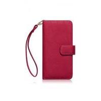 Fonerange Apple iPhone 6 Plus / 6S Plus PU Leather Wallet Case Red Lily Floral