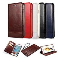 For Samsung Galaxy Note Card Holder / Wallet / with Stand / Flip Case Full Body Case Solid Color PU Leather Samsung Note 5