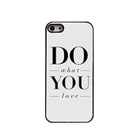 for iphone 5 case pattern case back cover case word phrase hard pc iph ...