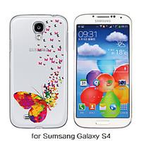 For Samsung Galaxy Case Transparent / Pattern Case Back Cover Case Butterfly TPU Samsung S6 / S5 / S4