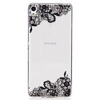 For Sony Xperia XA M2 Case Cover Lace Flowers Pattern Painted High Penetration TPU Material IMD Process Soft Case Phone Case