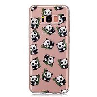 For Samsung Galaxy S8 Plus S8 Case Cover Panda Pattern Painted High Penetration TPU Material IMD Process Soft Case Phone Case S4 S5 (Mini)