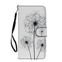 For Samsung Galaxy S7 Edge Wallet / Card Holder / with Stand / Flip Case Full Body Case Dandelion PU Leather SamsungS7 edge / S7 / S6