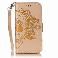 For iPhone 7 7 Plus Card Holder Wallet Rhinestone Flip Embossed Case Full Body Case Skull Hard PU Leather for iPhone 7 7 Plus 6 6 Plus 5 5S SE