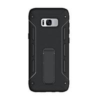 For Samsung Galaxy S8 Plus S8 Case Cover Shockproof with Stand Back Cover Solid Color Hard PC S7 S7 edge