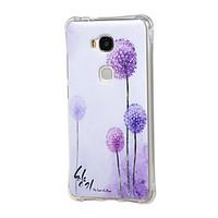 For Huawei Case / P9 Shockproof Case Back Cover Case Dandelion Soft TPU Huawei Huawei P9 / Huawei Honor 5X