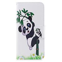 For Samsung Galaxy S8 S8 Plus Case Cover Panda Pattern PU Material Card Stent Wallet Phone Case Galaxy S7 S6 edge